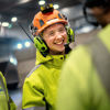 Boy in helmet