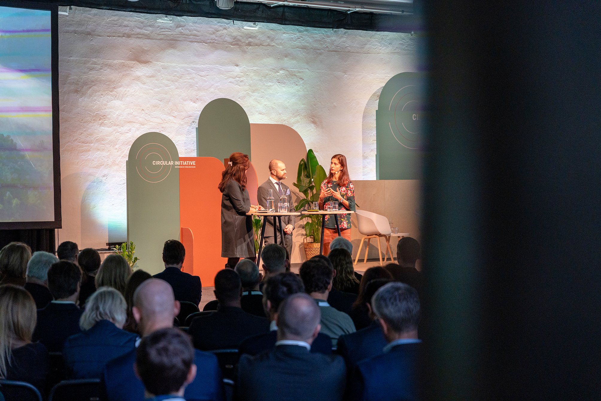 Mats Linder na scenie podczas Circular Initiative 2023